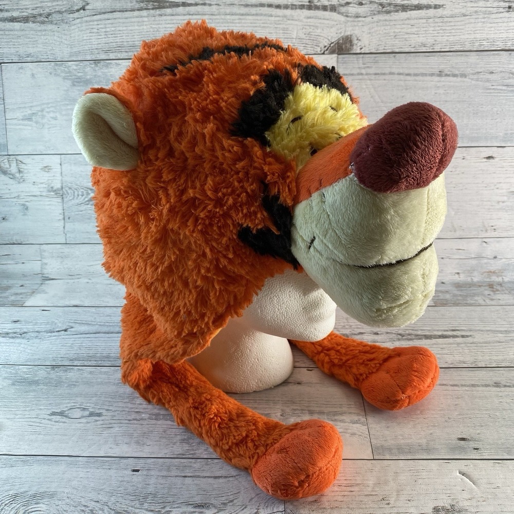 Authentic Pillow Pets Plush Disney Tigger Hat OS Super Soft RARE Winnie The Pooh